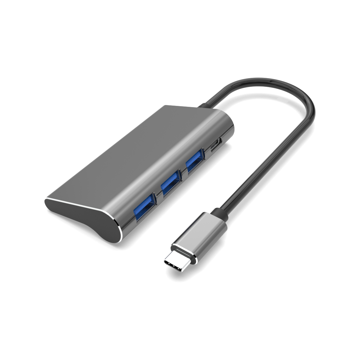  Type C 转 三口USB3.1 A 加 C 母